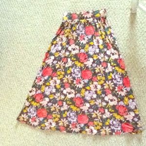 Cherokee long floral skirt